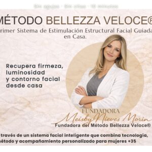 Sistema de Estimulación Estructural Facial Guiada en Casa. Bellezza Veloce®